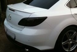 3 499 р. Лип спойлер Drive Mazda 6 GH дорестайлинг седан (2007-2010) (Неокрашенный)  с доставкой в г. Керчь. Увеличить фотографию 5