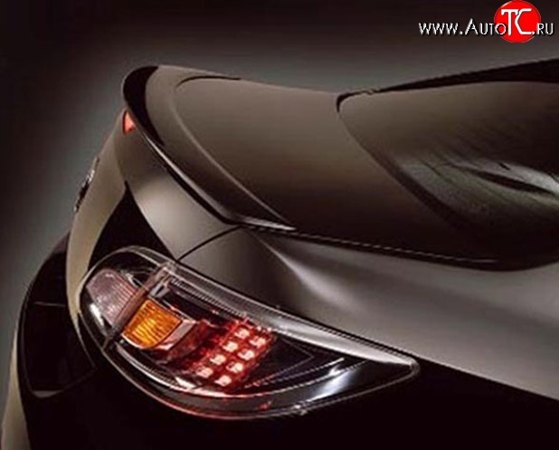 3 899 р. Лип спойлер M-VRS Mazda 6 GH дорестайлинг седан (2007-2010) (Неокрашенный)  с доставкой в г. Керчь