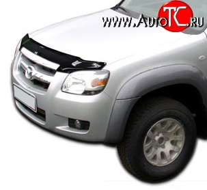 4 599 р. Дефлектор капота NovLine Mazda BT-50 (2006-2011)  с доставкой в г. Керчь