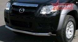 Защита переднего бампера одинарная Souz-96 (d76) Mazda BT-50 (2006-2011)