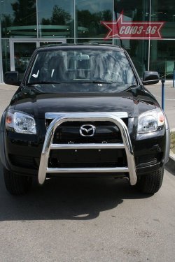 Защита переднего бампера Souz-96 (d76) Mazda BT-50 (2006-2011)