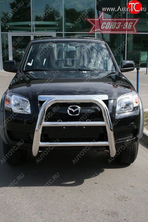 16 379 р. Защита переднего бампера Souz-96 (d76) Mazda BT-50 (2006-2011)  с доставкой в г. Керчь