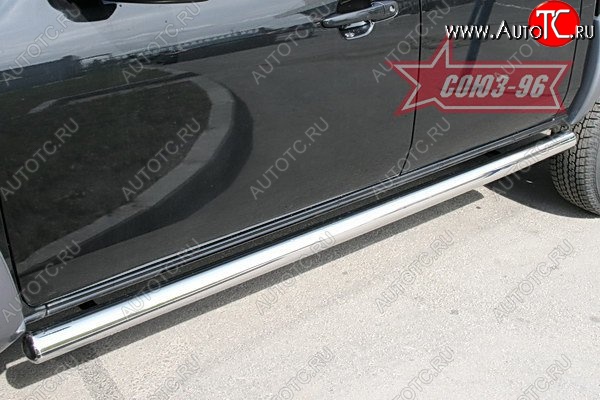 14 309 р. Защита порогов Souz-96 (d76) Mazda BT-50 (2006-2011)  с доставкой в г. Керчь