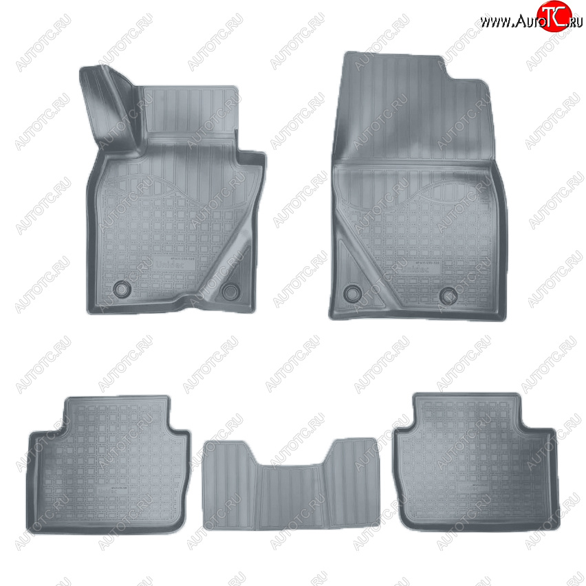 3 199 р. Коврики салона Norplast  Mazda CX-30  1 DM (2019-2025) (Цвет: серый)  с доставкой в г. Керчь