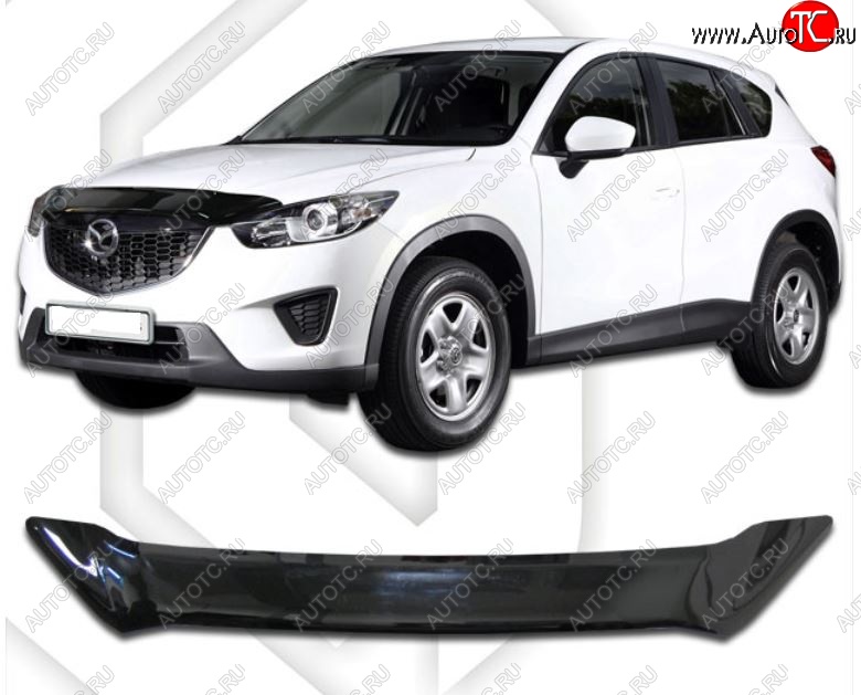 1 999 р. Дефлектор капота CA-Plastic Mazda CX-5 KE дорестайлинг (2011-2014) (Classic черный, Без надписи) с доставкой в г. Керчь Увеличить фотографию 1 1 999 р. Дефлектор капота CA-Plastic Mazda CX-5 KE дорестайлинг (2011-2014) (Classic черный, Без надписи) с доставкой в г. Керчь