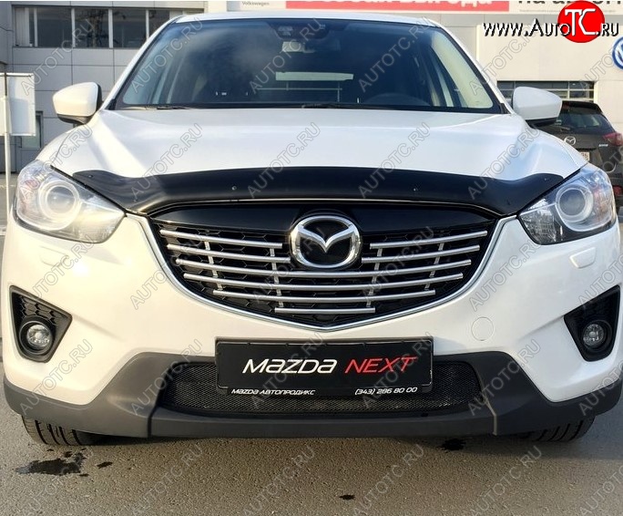 3 299 р. Дефлектор капота NovLine Mazda CX-5 KE дорестайлинг (2011-2014)  с доставкой в г. Керчь
