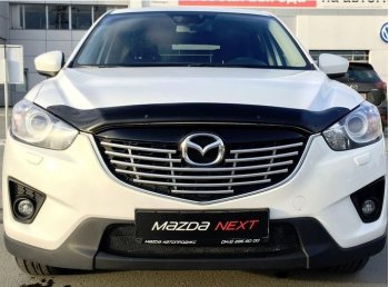 3 299 р. Дефлектор капота NovLine Mazda CX-5 KE дорестайлинг (2011-2014)  с доставкой в г. Керчь. Увеличить фотографию 3