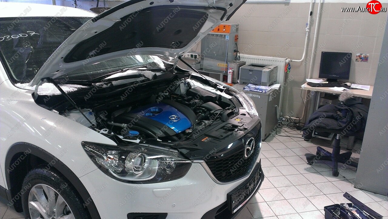 2 349 р. Упоры капота Russtal Mazda CX-5 KE дорестайлинг (2011-2014)  с доставкой в г. Керчь