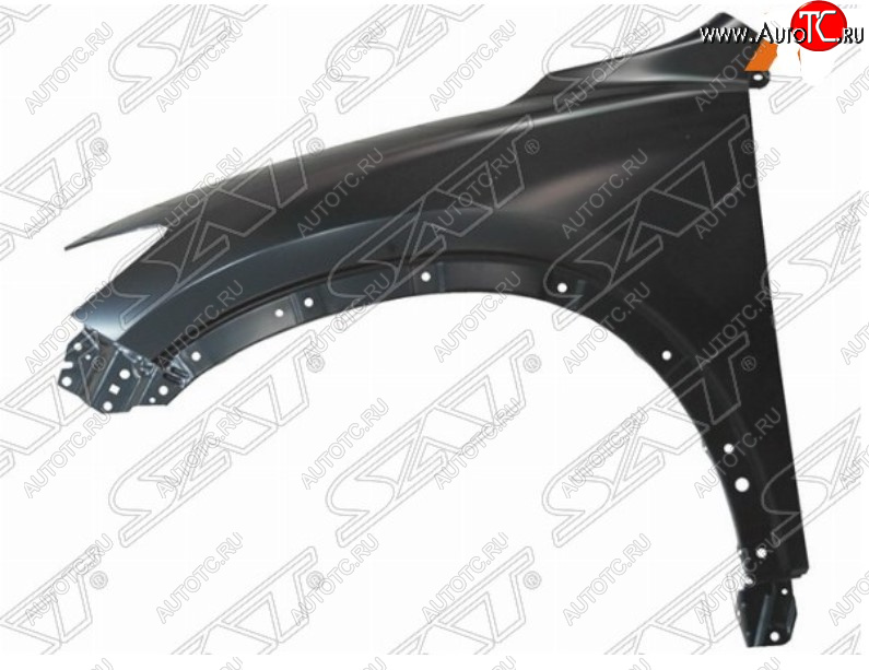 4 199 р. Левое переднее крыло SAT  Mazda CX-5  KE (2011-2017) дорестайлинг, рестайлинг (Неокрашенное)  с доставкой в г. Керчь