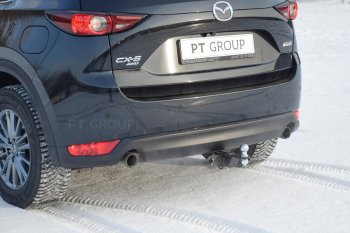 15 649 р. Фаркоп Petroil Tuning (съемный квадрат) Mazda CX-5 KE рестайлинг (2015-2017)  с доставкой в г. Керчь. Увеличить фотографию 3