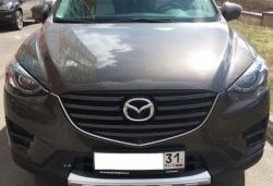 2 349 р. Накладка на передний бампер СТ v4 v4 Mazda CX-5 KE дорестайлинг (2011-2014) (Неокрашенная)  с доставкой в г. Керчь. Увеличить фотографию 2