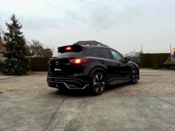23 749 р. Накладка на задний бампер ROWEN Mazda CX-5 KE дорестайлинг (2011-2014) (Неокрашенная)  с доставкой в г. Керчь. Увеличить фотографию 3