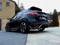23 749 р. Накладка на задний бампер ROWEN Mazda CX-5 KE дорестайлинг (2011-2014) (Неокрашенная)  с доставкой в г. Керчь. Увеличить фотографию 4