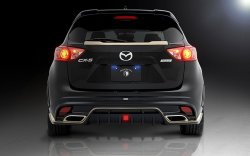 23 749 р. Накладка на задний бампер ROWEN Mazda CX-5 KE дорестайлинг (2011-2014) (Неокрашенная)  с доставкой в г. Керчь. Увеличить фотографию 5