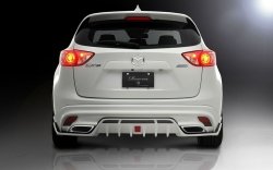 23 749 р. Накладка на задний бампер ROWEN Mazda CX-5 KE дорестайлинг (2011-2014) (Неокрашенная)  с доставкой в г. Керчь. Увеличить фотографию 7