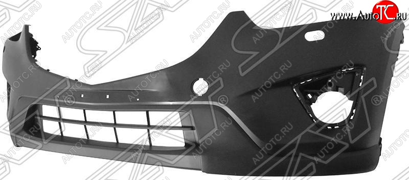3 889 р. Бампер передний SAT (под омыватели)  Mazda CX-5  KE (2011-2014) дорестайлинг (Неокрашенный)  с доставкой в г. Керчь