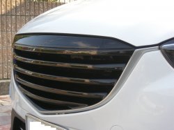 11 299 р. Решетка радиатора TOPLINE Mazda CX-5 KE рестайлинг (2015-2017) (Неокрашенная)  с доставкой в г. Керчь. Увеличить фотографию 3