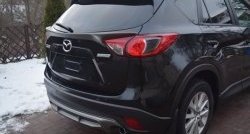 5 699 р. Лип спойлер CT Mazda CX-5 KE дорестайлинг (2011-2014) (Неокрашенный)  с доставкой в г. Керчь. Увеличить фотографию 6