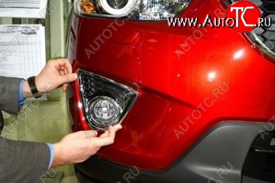 2 849 р. Подиумы противотуманных фар СТ Mazda CX-5 KE дорестайлинг (2011-2014)  с доставкой в г. Керчь