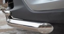 16 849 р. Защита переднего бампера (2 трубыØ63 и 42 мм, нержавейка) SLITKOFF  Mazda CX-5  KE (2011-2017) дорестайлинг, рестайлинг  с доставкой в г. Керчь. Увеличить фотографию 3