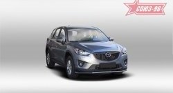 16 019 р. Защита переднего бампера одинарная Souz-96 (d42) Mazda CX-5 KE дорестайлинг (2011-2014)  с доставкой в г. Керчь. Увеличить фотографию 2