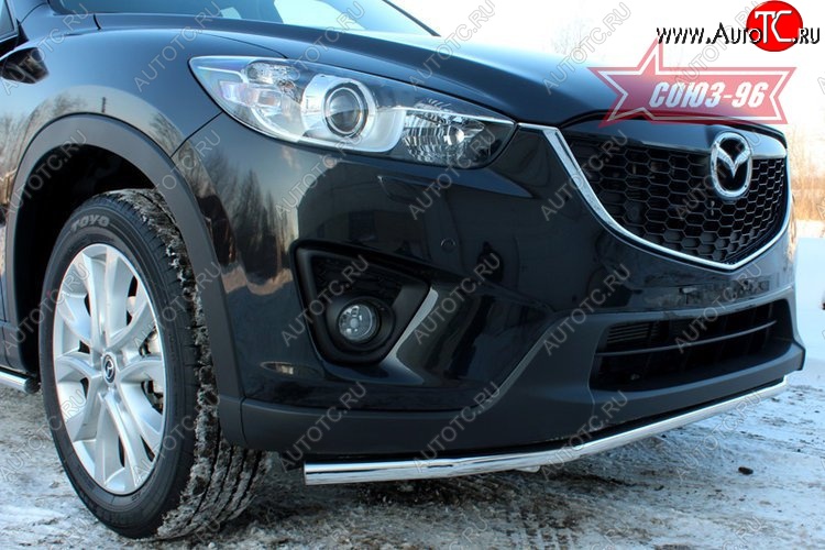 15 254 р. Защита переднего бампера одинарная Souz-96 (d42) Mazda CX-5 KE дорестайлинг (2011-2014)  с доставкой в г. Керчь