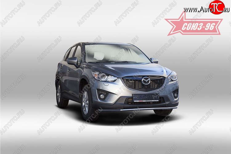 15 254 р. Одинарная защита переднего бампера (d42) Premium Souz-96 Mazda CX-5 KE дорестайлинг (2011-2014)  с доставкой в г. Керчь