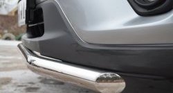 15 349 р. Одинарная защита переднего бампера диаметром 63 мм SLITKOFF  Mazda CX-5  KE (2011-2017) дорестайлинг, рестайлинг  с доставкой в г. Керчь. Увеличить фотографию 3