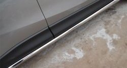 70 999 р. Защита порогов из круглой трубы диаметром 63 мм Russtal Mazda CX-5 KE рестайлинг (2015-2017) (Защита порогов с со скосами на торцах (вариант 1))  с доставкой в г. Керчь. Увеличить фотографию 6