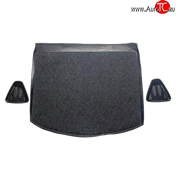 1 699 р. Коврик в багажник (с 2-мя карманами) Aileron (полиуретан, покрытие Soft)  Mazda CX-5  KE (2011-2017) дорестайлинг, рестайлинг  с доставкой в г. Керчь