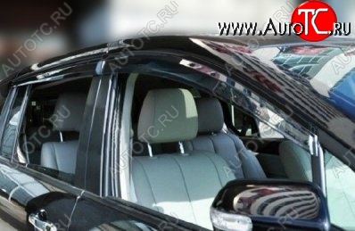 4 299 р. Комплект дефлекторов окон (ветровиков) 4 шт. СТ Mazda CX-7 ER рестайлинг (2010-2012)  с доставкой в г. Керчь