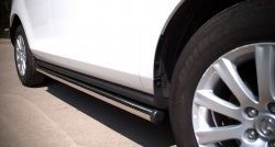 70 999 р. Защита порогов из круглой трубы диаметром 63 мм Russtal Mazda CX-7 ER рестайлинг (2010-2012) (Защита порогов с со скосами на торцах (вариант 1))  с доставкой в г. Керчь. Увеличить фотографию 8