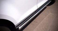 70 999 р. Защита порогов из круглой трубы диаметром 63 мм Russtal Mazda CX-7 ER рестайлинг (2010-2012) (Защита порогов с со скосами на торцах (вариант 1))  с доставкой в г. Керчь. Увеличить фотографию 9
