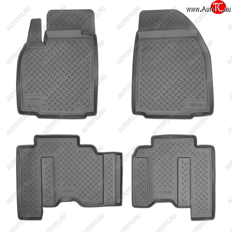2 769 р. Комплект ковриков в салон Norplast Unidec Mazda CX-9 TB дорестайлинг (2007-2009) (Цвет: черный)  с доставкой в г. Керчь