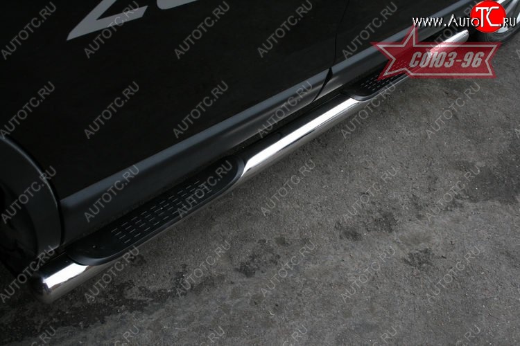 14 669 р. Защита порогов Souz-96 (d76) Mazda CX-9 TB дорестайлинг (2007-2009)  с доставкой в г. Керчь