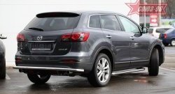 15 029 р. Защита заднего бампера рестайлинг Souz-96 (d60) Mazda CX-9 TB дорестайлинг (2007-2009)  с доставкой в г. Керчь. Увеличить фотографию 2