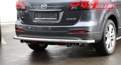 15 029 р. Защита заднего бампера рестайлинг Souz-96 (d60) Mazda CX-9 TB дорестайлинг (2007-2009)  с доставкой в г. Керчь. Увеличить фотографию 4