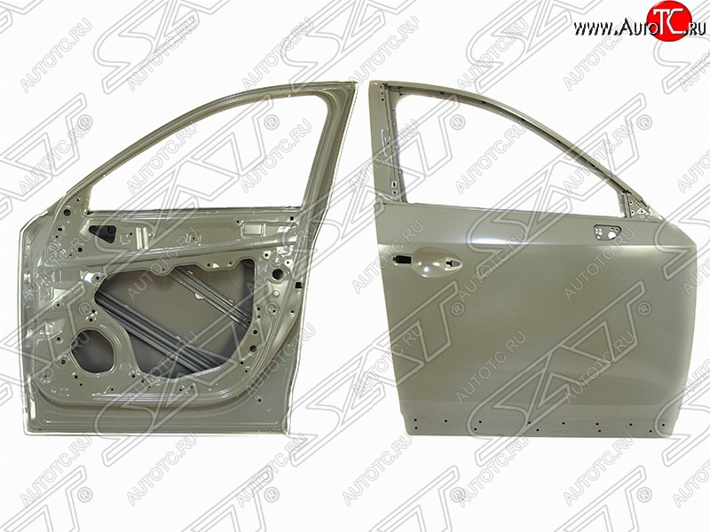 10 649 р. Правая дверь передняя SAT  Mazda CX-5  KF (2016-2025) (Неокрашенная)  с доставкой в г. Керчь
