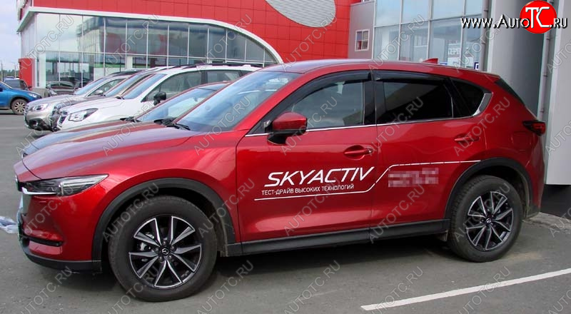 3 399 р. Дефлектора окон SIM Mazda CX-5 KF (2016-2025)  с доставкой в г. Керчь