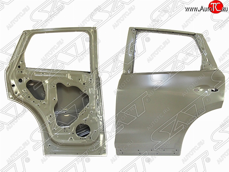 10 649 р. Левая дверь задняя SAT  Mazda CX-5  KF (2016-2025) (Неокрашенная)  с доставкой в г. Керчь