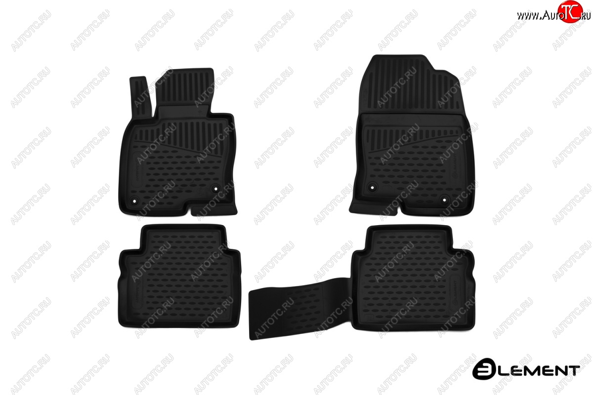 2 699 р. Коврики в салон (полиуретан) Element Mazda CX-5 KF (2016-2025)  с доставкой в г. Керчь