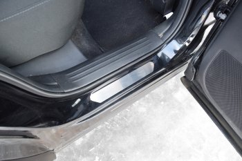 2 499 р. Пороги накладки дверей Petroil Tuning  Mazda CX-5  KF (2016-2025)  с доставкой в г. Керчь. Увеличить фотографию 3