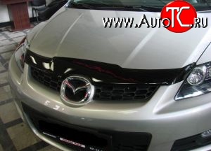 3 499 р. Дефлектор капота NovLine Mazda CX-7 ER дорестайлинг (2006-2010)  с доставкой в г. Керчь