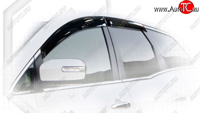 2 099 р. Дефлектора окон CA-Plastiс Mazda CX-7 ER дорестайлинг (2006-2010) (Classic полупрозрачный, Без хром.молдинга)  с доставкой в г. Керчь
