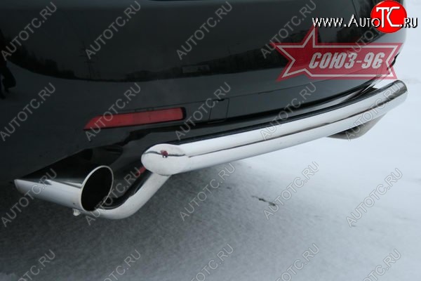 13 409 р. Защита заднего бампера Souz-96 (d60) Mazda CX-7 ER дорестайлинг (2006-2010)  с доставкой в г. Керчь