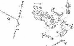 709 р. Полиуретановый сайлентблок нижних поперечных тяг задней подвески Mazda 323/Familia седан BJ дорестайлинг (1998-2000)  с доставкой в г. Керчь. Увеличить фотографию 2