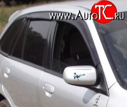 999 р. Комплект дефлекторов окон (ветровиков) 4 шт. (хетчбек) Russtal Mazda 323/Familia седан BJ дорестайлинг (1998-2000)  с доставкой в г. Керчь