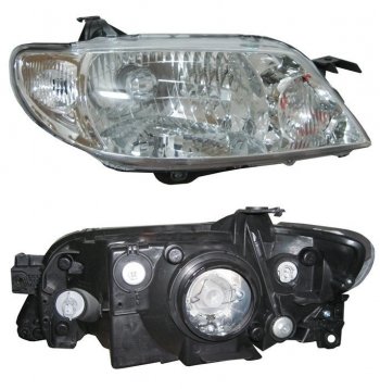 Правая передняя фара SAT (Евросвет) Mazda 323/Familia  седан (2000-2004) BJ рестайлинг