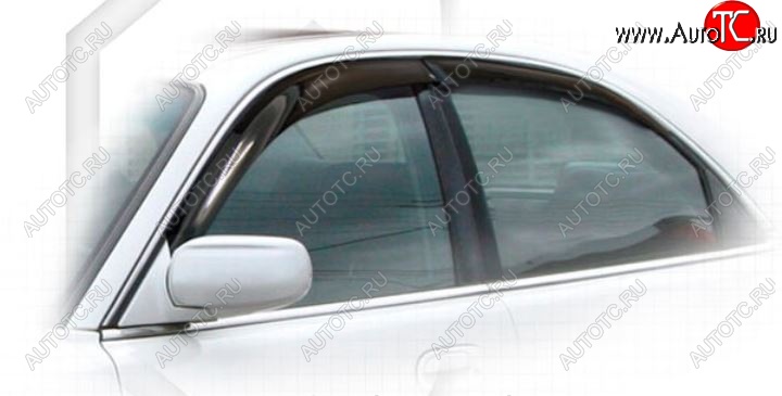 1 999 р. Дефлектора окон CA-Plastiс Mazda Millenia (1992-2003) (Classic полупрозрачный, Без хром.молдинга)  с доставкой в г. Керчь