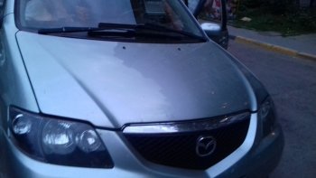 12 899 р. Капот стеклопластиковый Стандарт Mazda MPV LW дорестайлинг (1999-2002)  с доставкой в г. Керчь. Увеличить фотографию 2